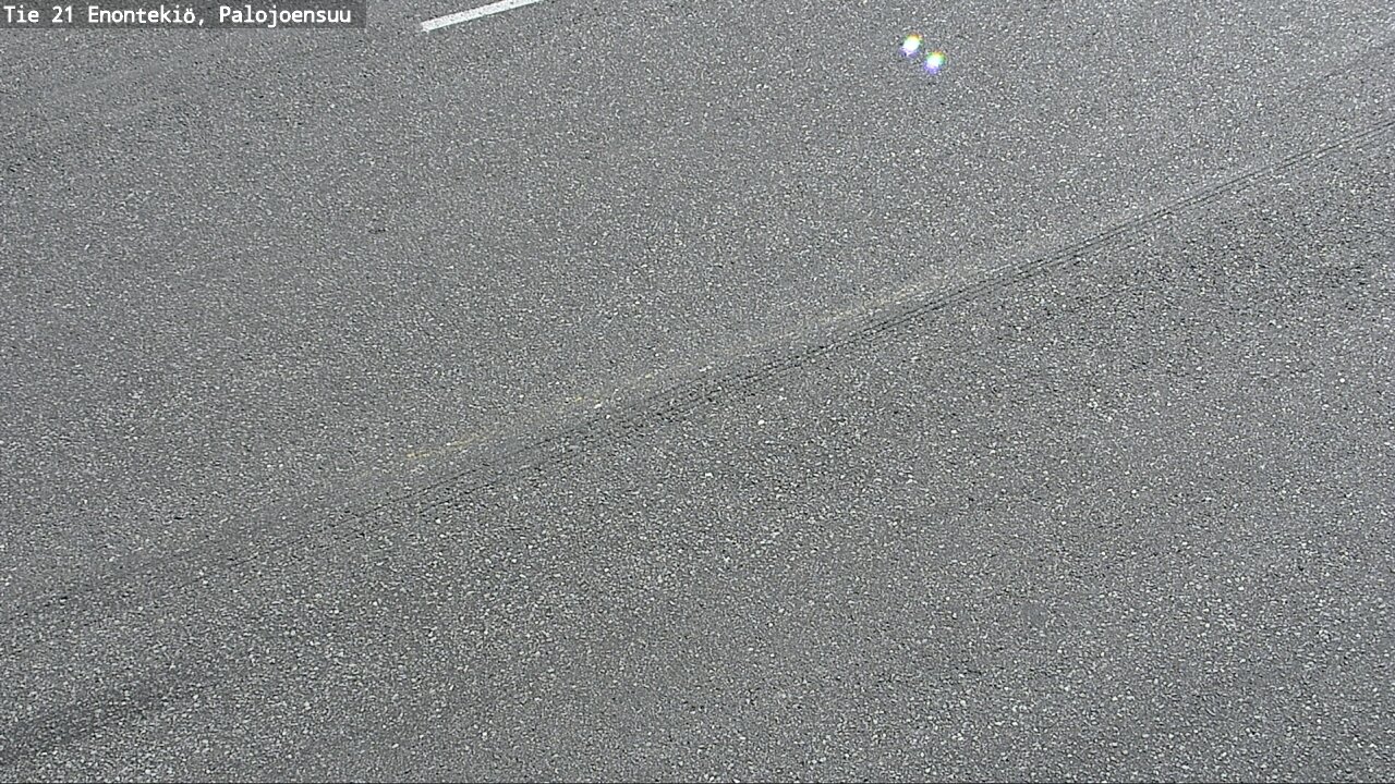 Weather Camera Image Väg 21 Enontekis, Palojoensuu, Enontekiö, Lappi
