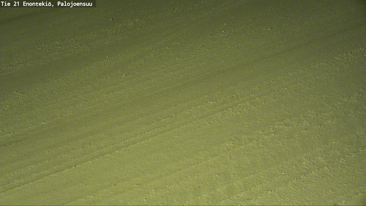 Weather Camera Image Road 21 Enontekiö, Palojoensuu, Enontekiö, Lappi