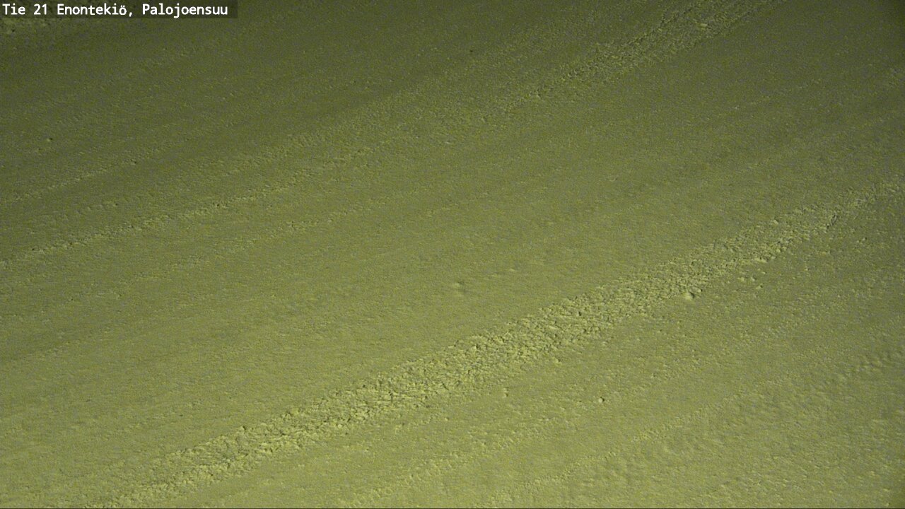 Weather Camera Image Road 21 Enontekiö, Palojoensuu, Enontekiö, Lappi