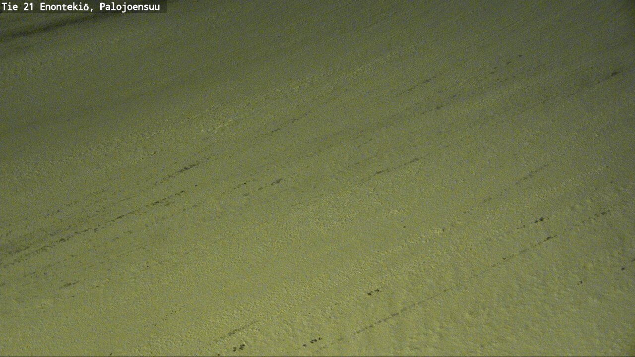Weather Camera Image Road 21 Enontekiö, Palojoensuu, Enontekiö, Lappi