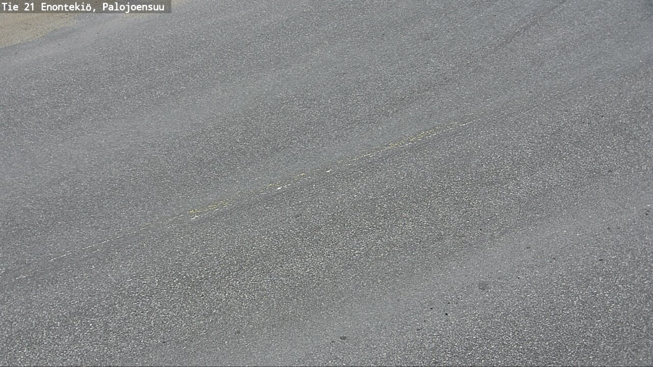 Weather Camera Image Road 21 Enontekiö, Palojoensuu, Enontekiö, Lappi