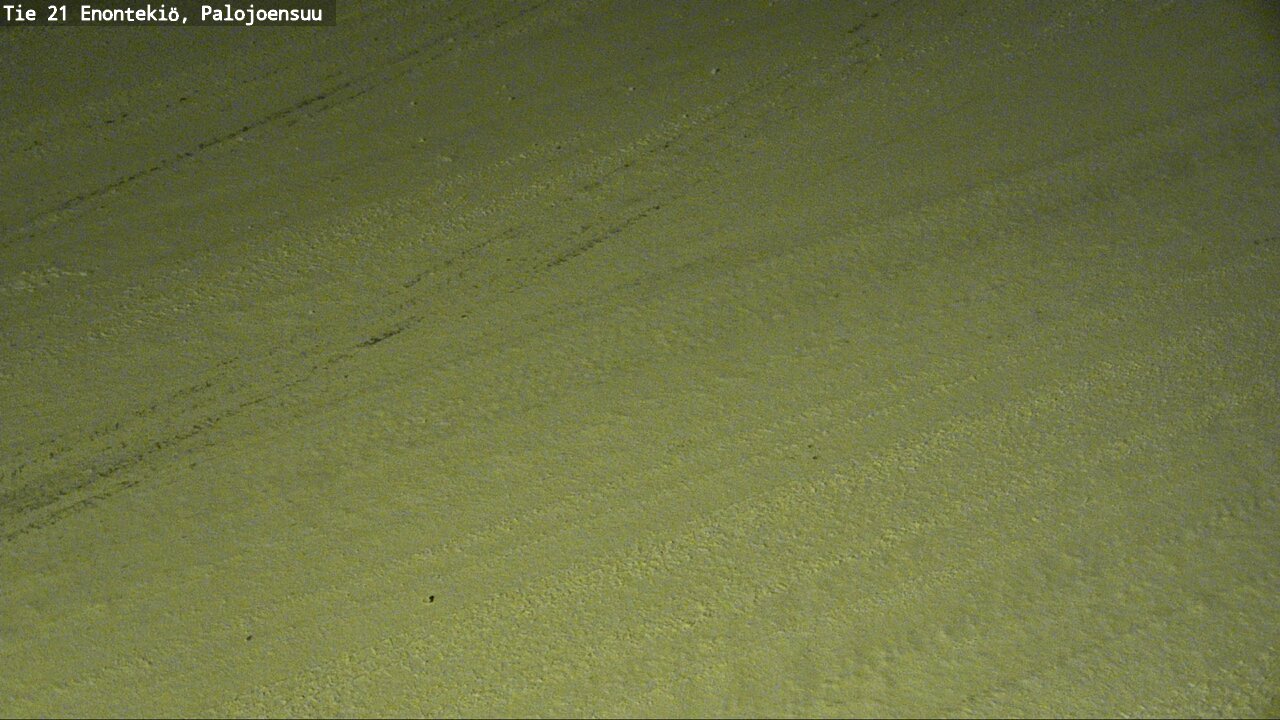 Weather Camera Image Road 21 Enontekiö, Palojoensuu, Enontekiö, Lappi