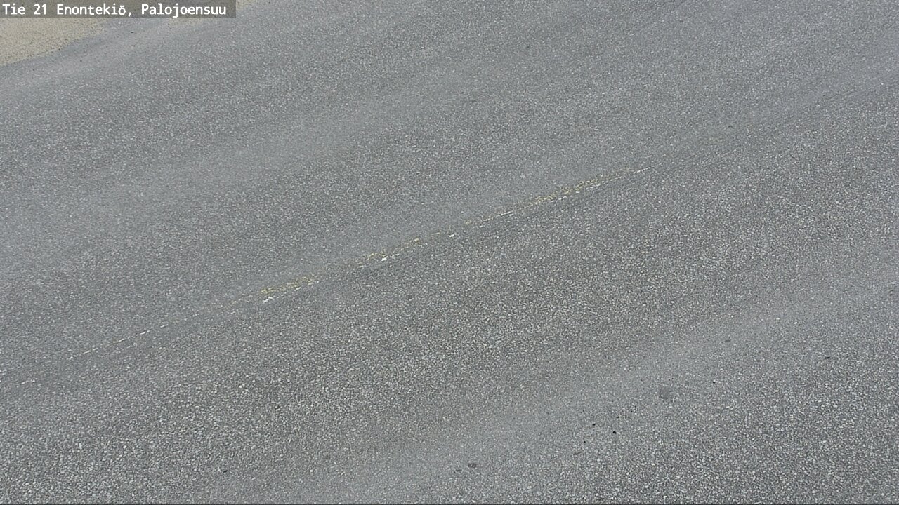 Weather Camera Image Road 21 Enontekiö, Palojoensuu, Enontekiö, Lappi