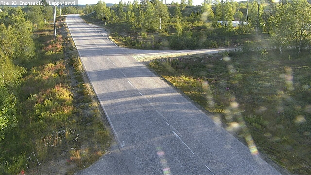 Weather Camera Image Road 93 Enontekiö, Leppäjärvi, Enontekiö, Lappi