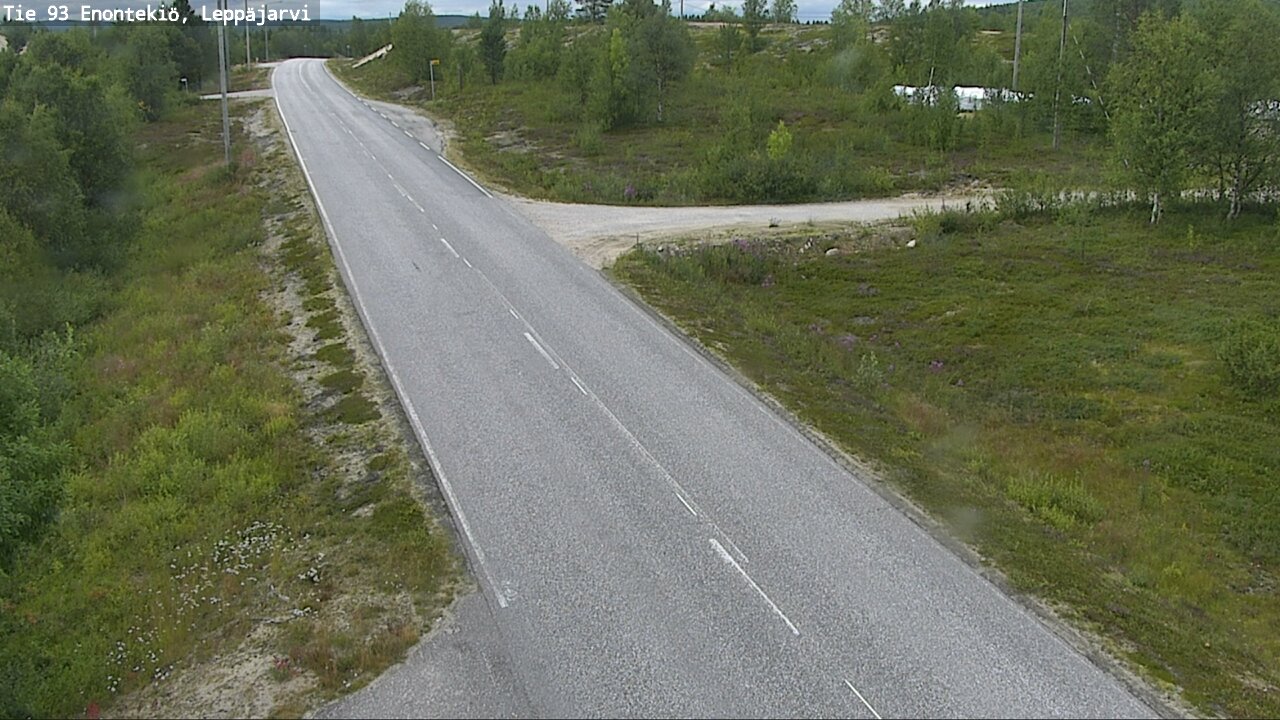 Weather Camera Image Road 93 Enontekiö, Leppäjärvi, Enontekiö, Lappi