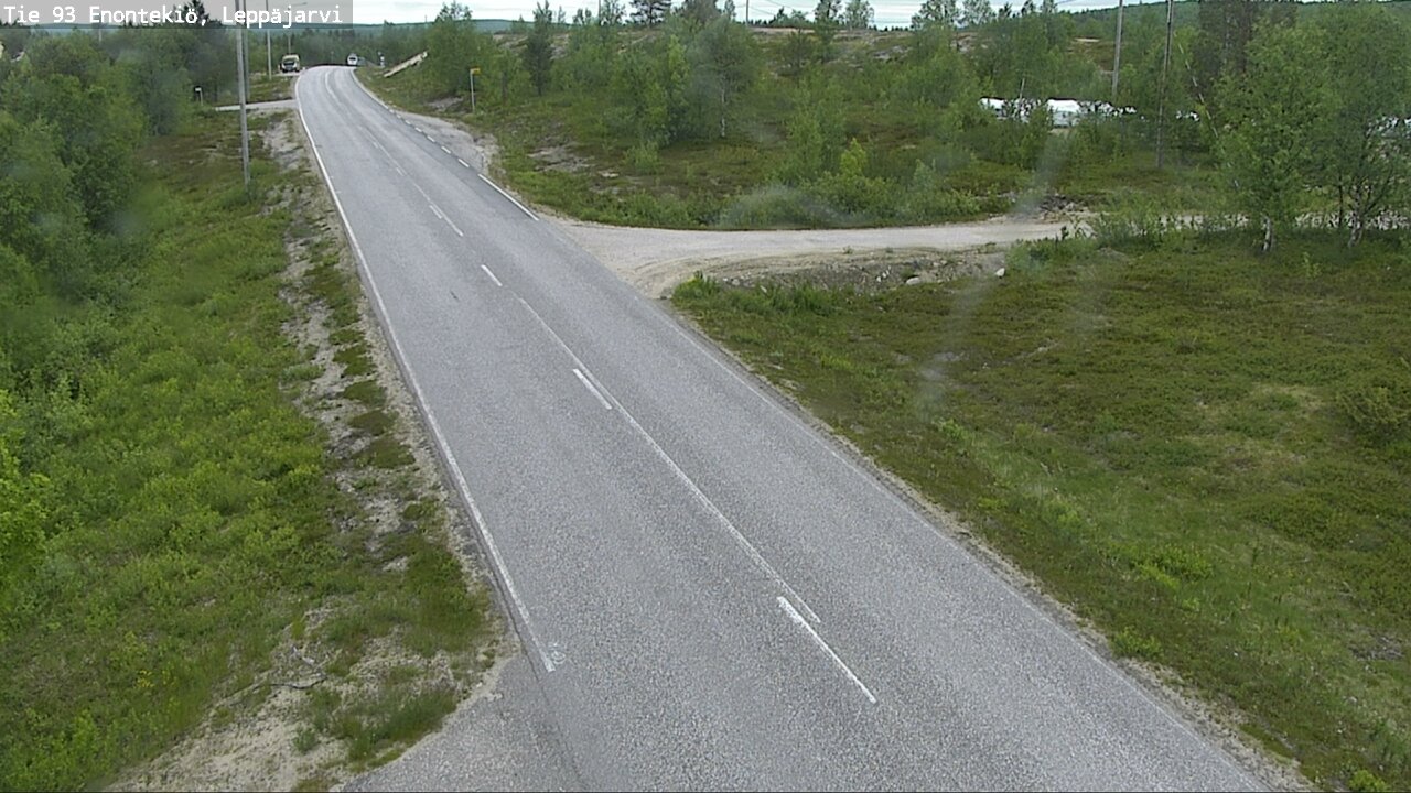 Weather Camera Image Road 93 Enontekiö, Leppäjärvi, Enontekiö, Lappi