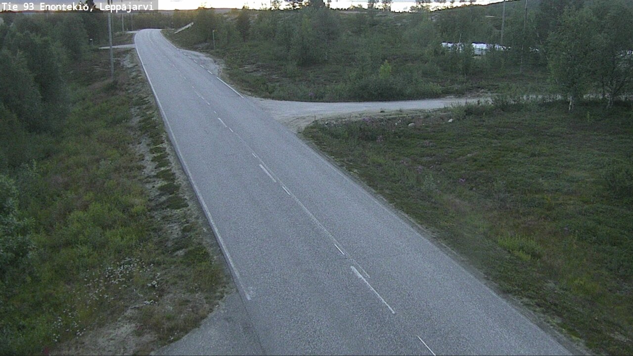 Weather Camera Image Road 93 Enontekiö, Leppäjärvi, Enontekiö, Lappi