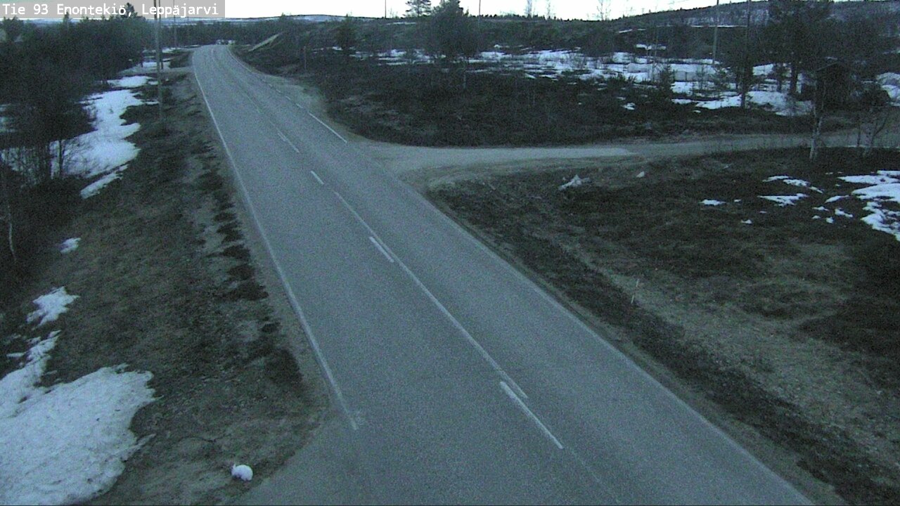 Weather Camera Image Road 93 Enontekiö, Leppäjärvi, Enontekiö, Lappi