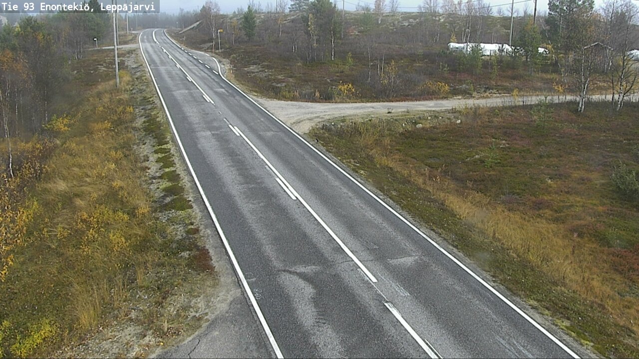 Weather Camera Image Road 93 Enontekiö, Leppäjärvi, Enontekiö, Lappi