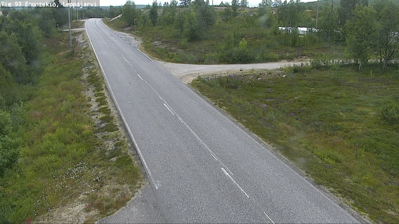 Weather Camera Image Road 93 Enontekiö, Leppäjärvi, Enontekiö, Lappi