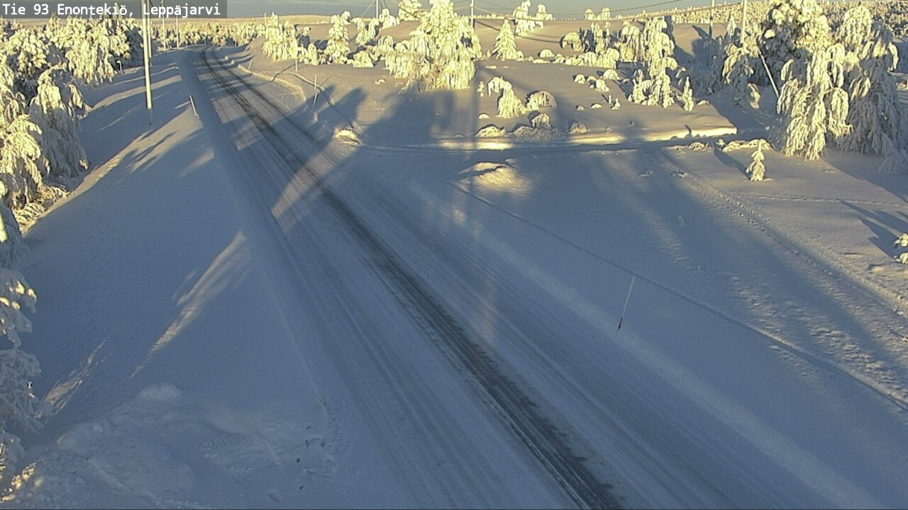 Kelikamerat Kuva Tie 93 Enontekiö, Leppäjärvi, Enontekiö, Lappi