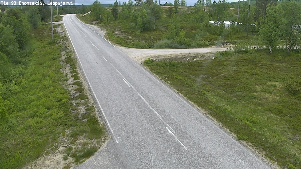 Weather Camera Image Väg 93 Enontekis, Leppäjärvi, Enontekiö, Lappi