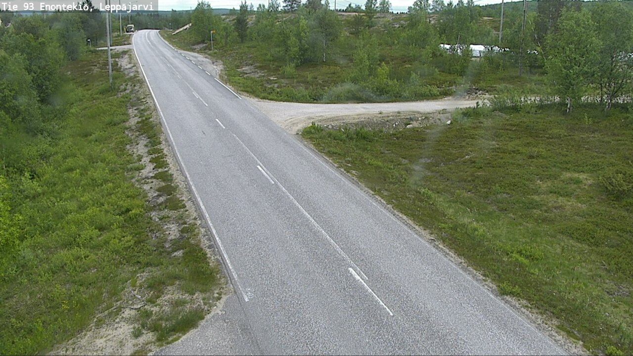 Weather Camera Image Road 93 Enontekiö, Leppäjärvi, Enontekiö, Lappi