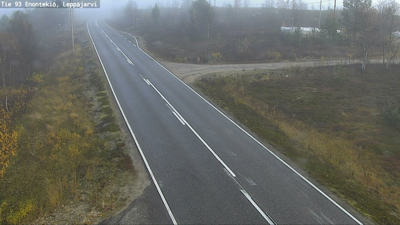 Weather Camera Image Road 93 Enontekiö, Leppäjärvi, Enontekiö, Lappi