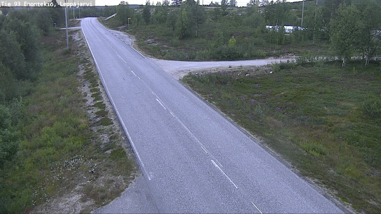Weather Camera Image Road 93 Enontekiö, Leppäjärvi, Enontekiö, Lappi