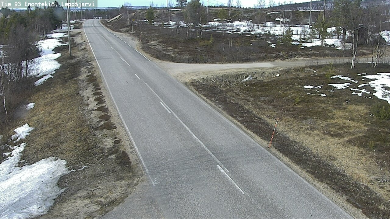 Weather Camera Image Road 93 Enontekiö, Leppäjärvi, Enontekiö, Lappi