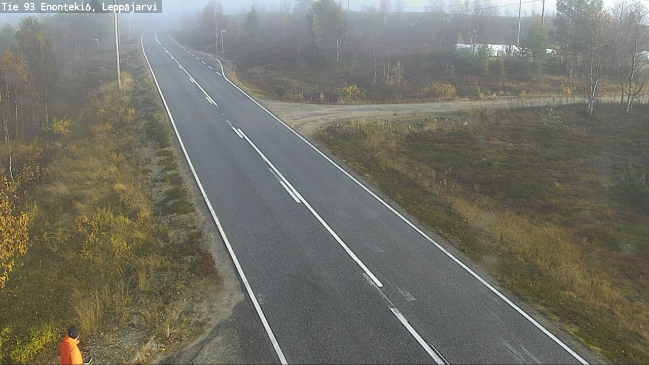 Weather Camera Image Road 93 Enontekiö, Leppäjärvi, Enontekiö, Lappi