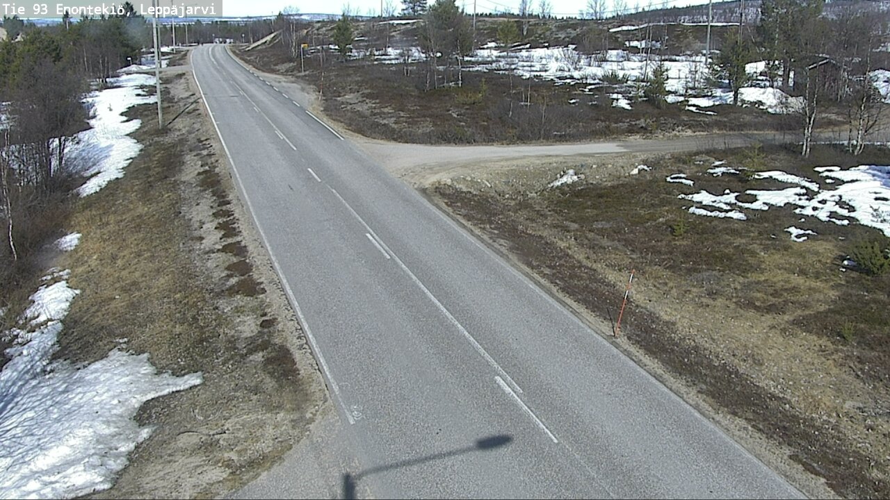 Weather Camera Image Road 93 Enontekiö, Leppäjärvi, Enontekiö, Lappi