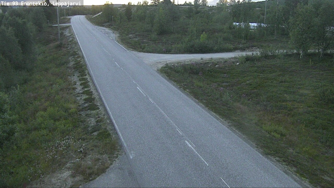 Weather Camera Image Road 93 Enontekiö, Leppäjärvi, Enontekiö, Lappi