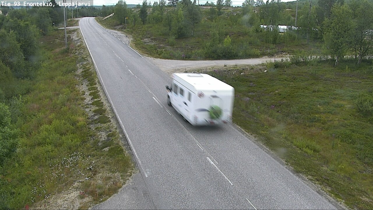 Weather Camera Image Road 93 Enontekiö, Leppäjärvi, Enontekiö, Lappi