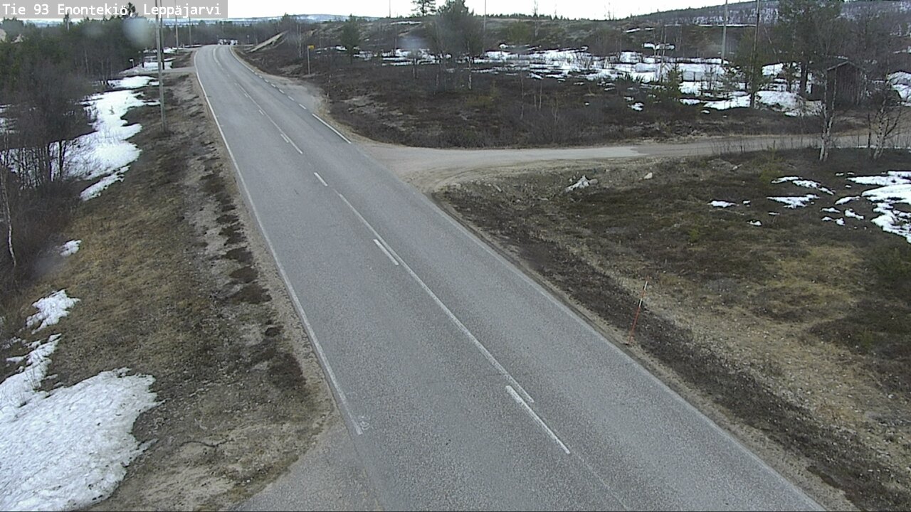 Weather Camera Image Road 93 Enontekiö, Leppäjärvi, Enontekiö, Lappi