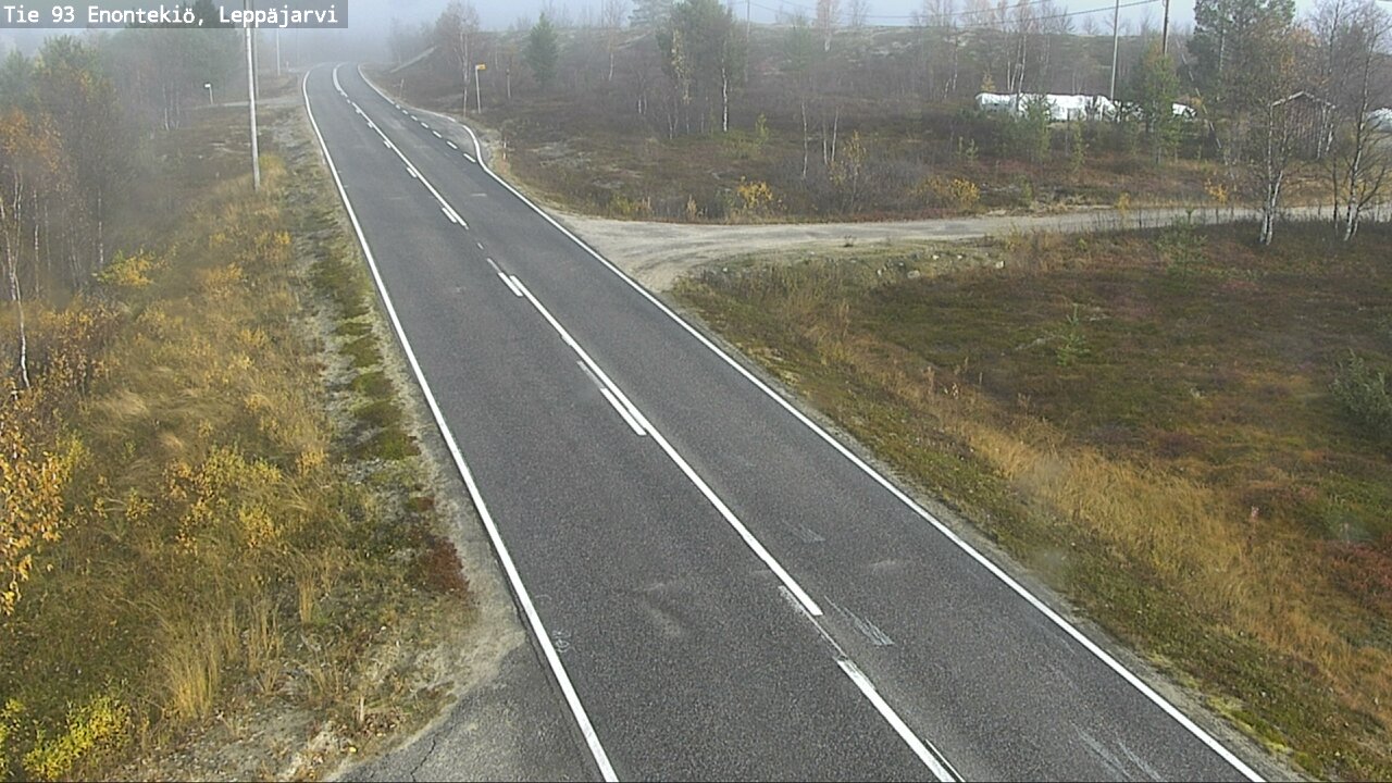 Weather Camera Image Road 93 Enontekiö, Leppäjärvi, Enontekiö, Lappi