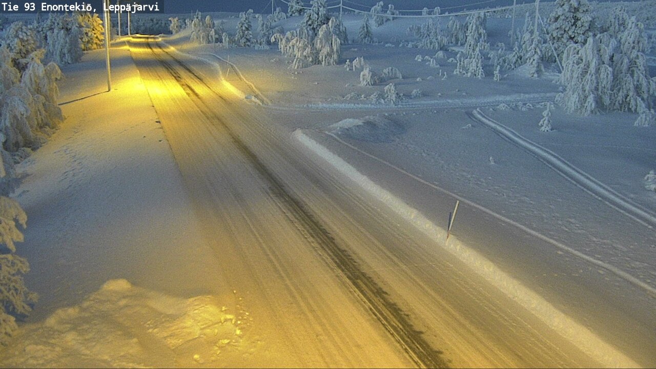 Kelikamerat Kuva Tie 93 Enontekiö, Leppäjärvi, Enontekiö, Lappi