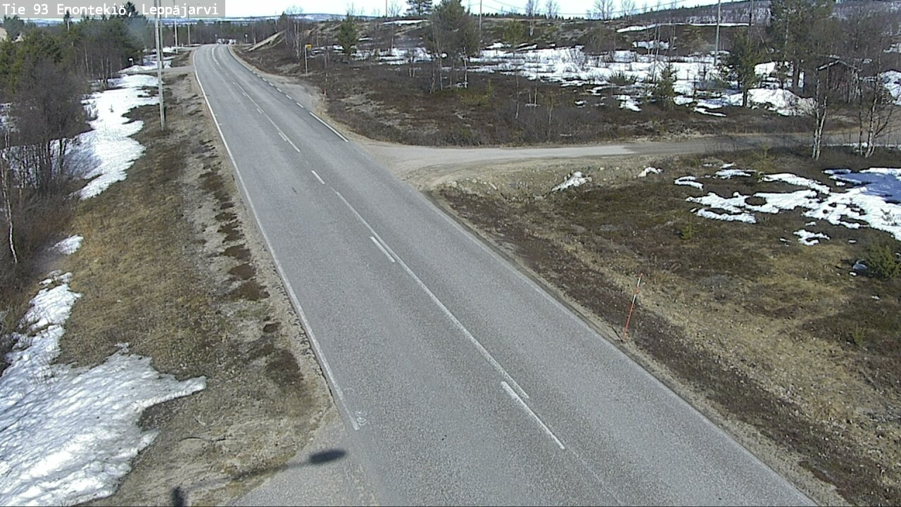 Weather Camera Image Road 93 Enontekiö, Leppäjärvi, Enontekiö, Lappi