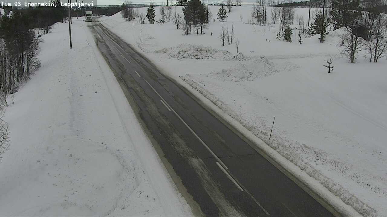 Weather Camera Image Väg 93 Enontekis, Leppäjärvi, Enontekiö, Lappi