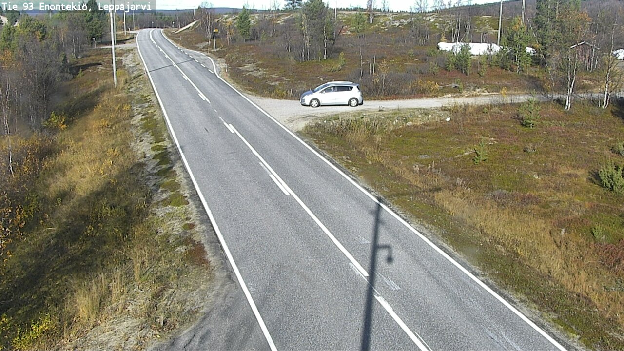 Weather Camera Image Road 93 Enontekiö, Leppäjärvi, Enontekiö, Lappi