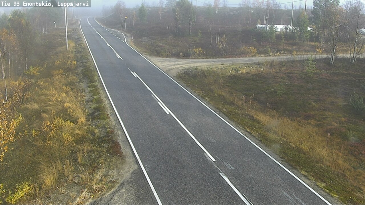 Weather Camera Image Road 93 Enontekiö, Leppäjärvi, Enontekiö, Lappi