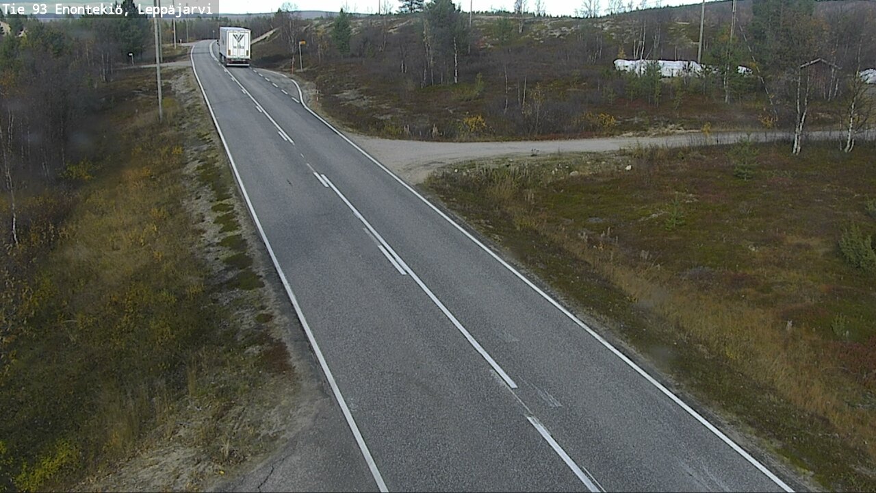 Weather Camera Image Väg 93 Enontekis, Leppäjärvi, Enontekiö, Lappi