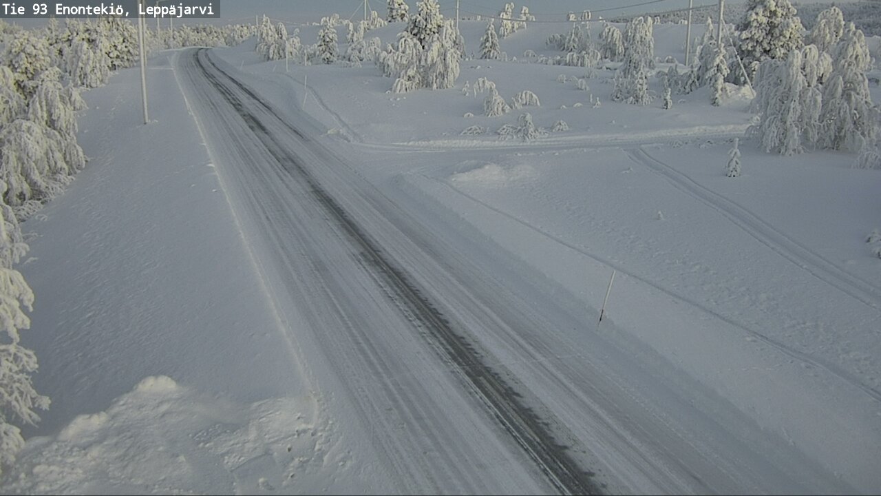 Kelikamerat Kuva Tie 93 Enontekiö, Leppäjärvi, Enontekiö, Lappi