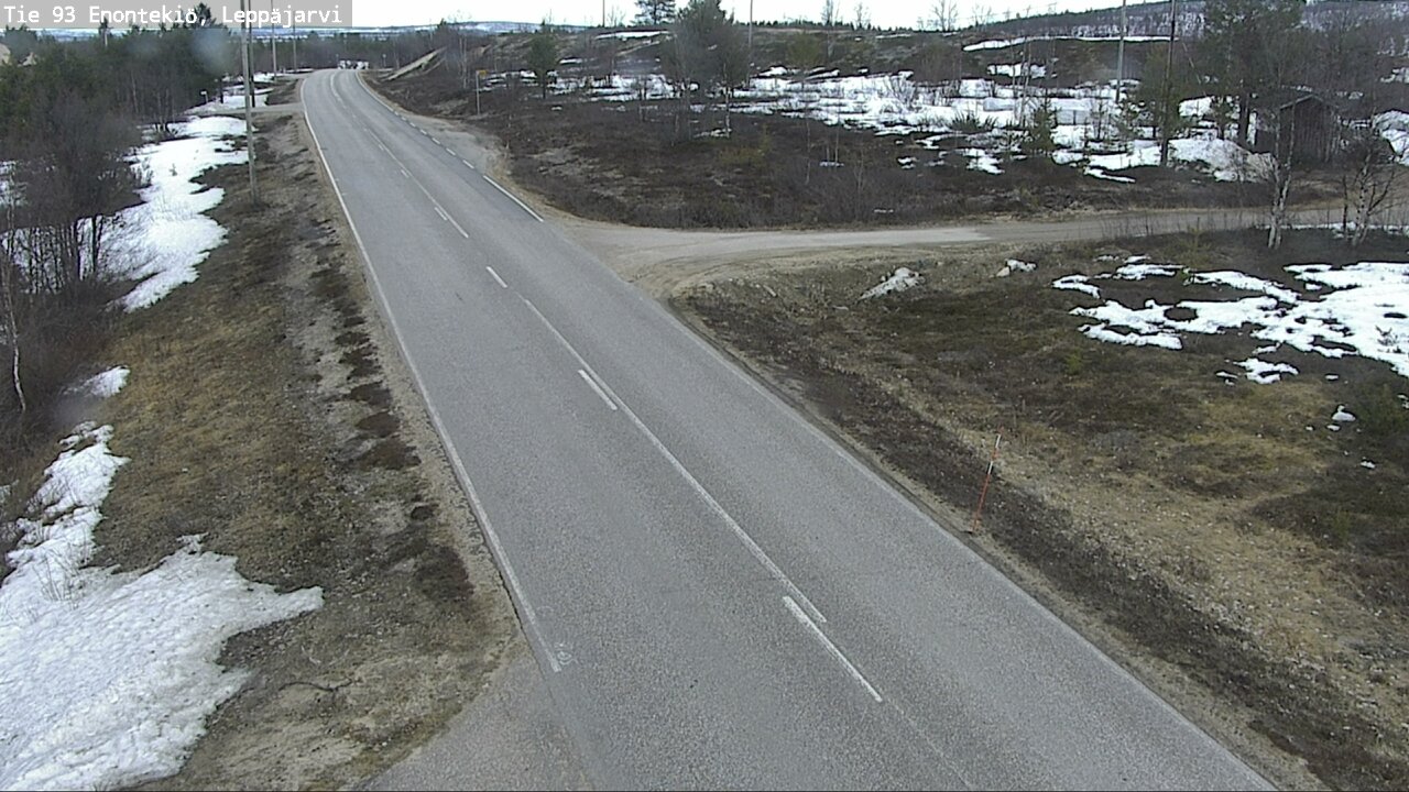 Weather Camera Image Road 93 Enontekiö, Leppäjärvi, Enontekiö, Lappi