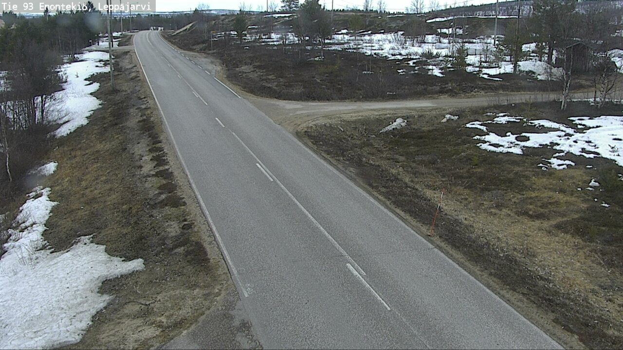 Weather Camera Image Road 93 Enontekiö, Leppäjärvi, Enontekiö, Lappi