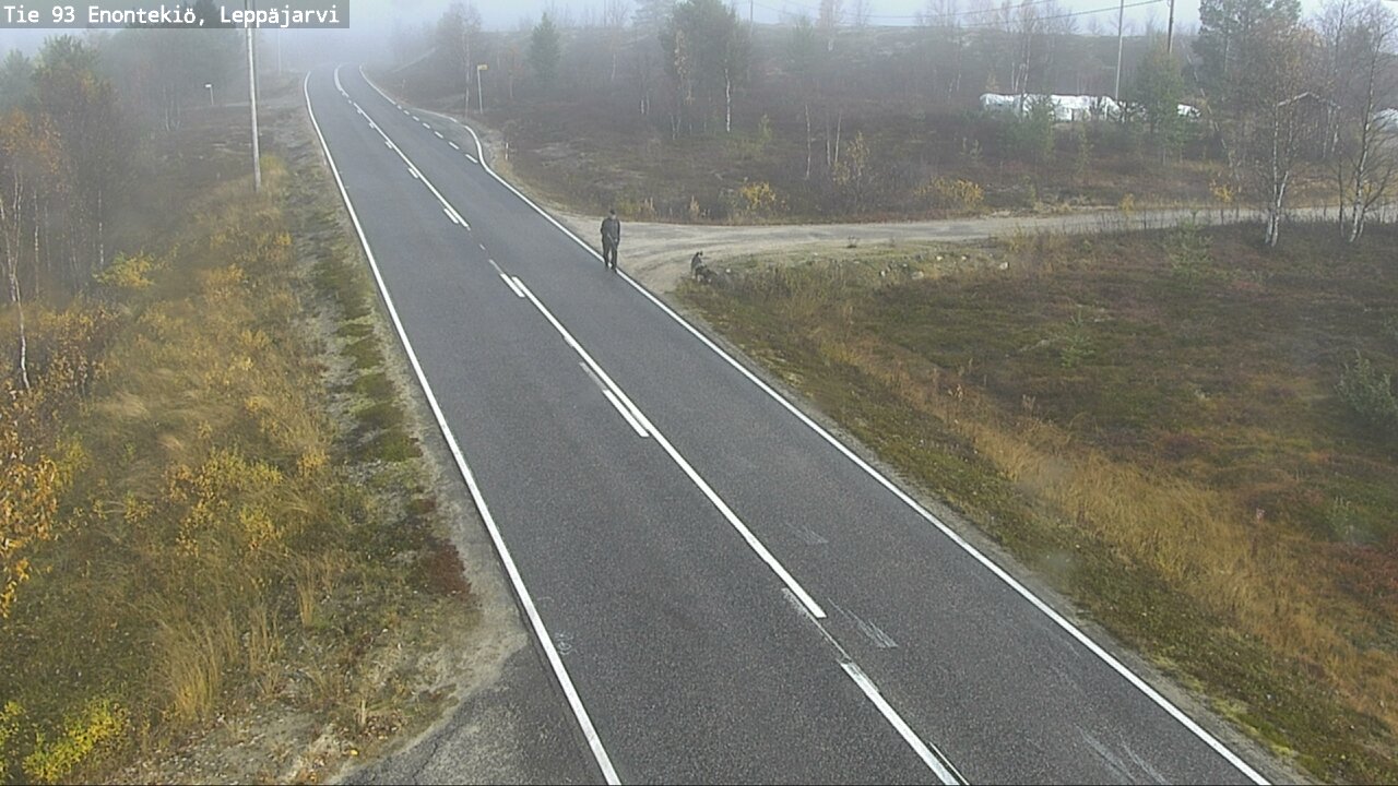 Weather Camera Image Road 93 Enontekiö, Leppäjärvi, Enontekiö, Lappi