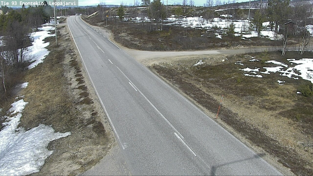 Weather Camera Image Road 93 Enontekiö, Leppäjärvi, Enontekiö, Lappi