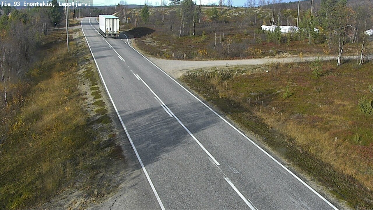 Weather Camera Image Väg 93 Enontekis, Leppäjärvi, Enontekiö, Lappi