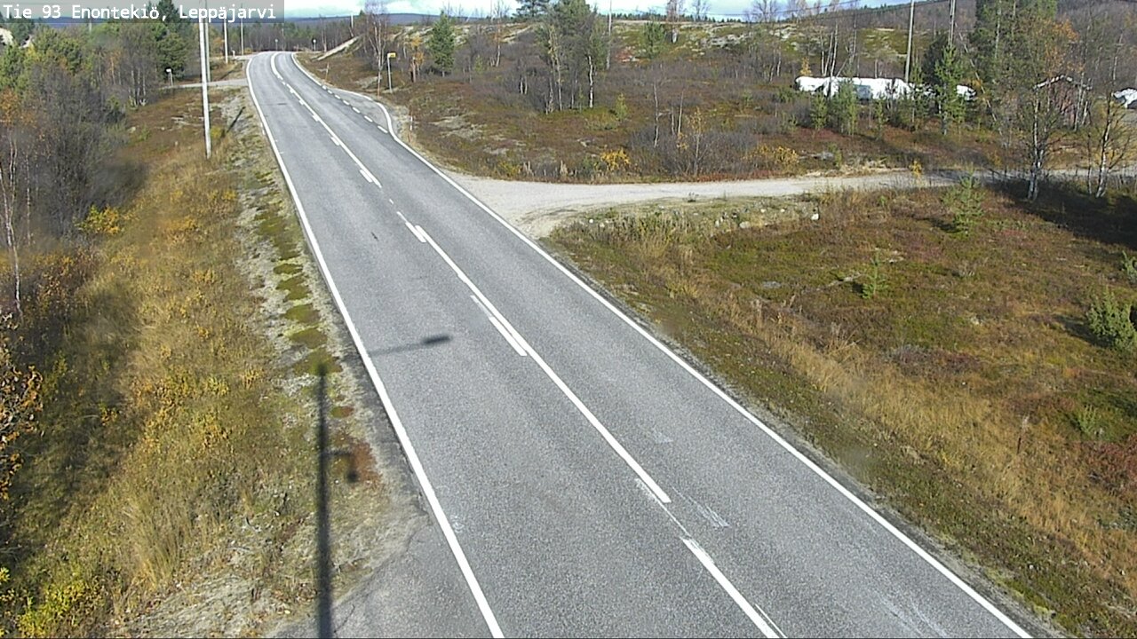 Weather Camera Image Road 93 Enontekiö, Leppäjärvi, Enontekiö, Lappi