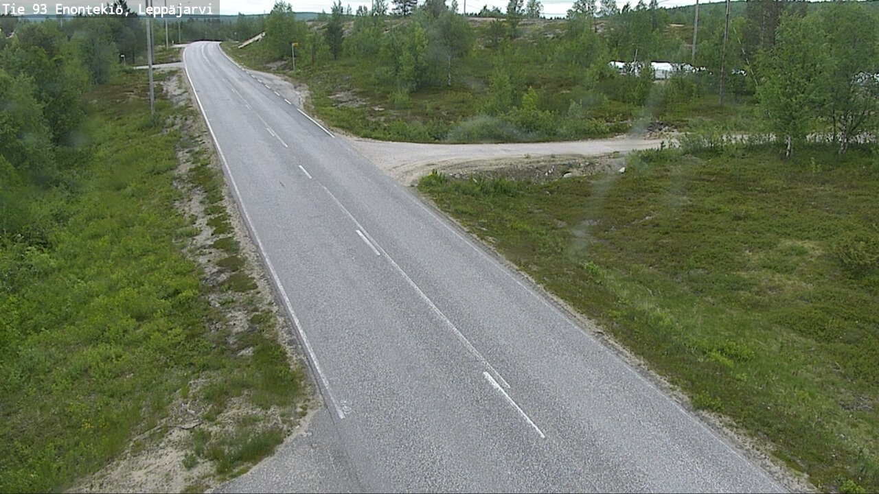 Weather Camera Image Väg 93 Enontekis, Leppäjärvi, Enontekiö, Lappi