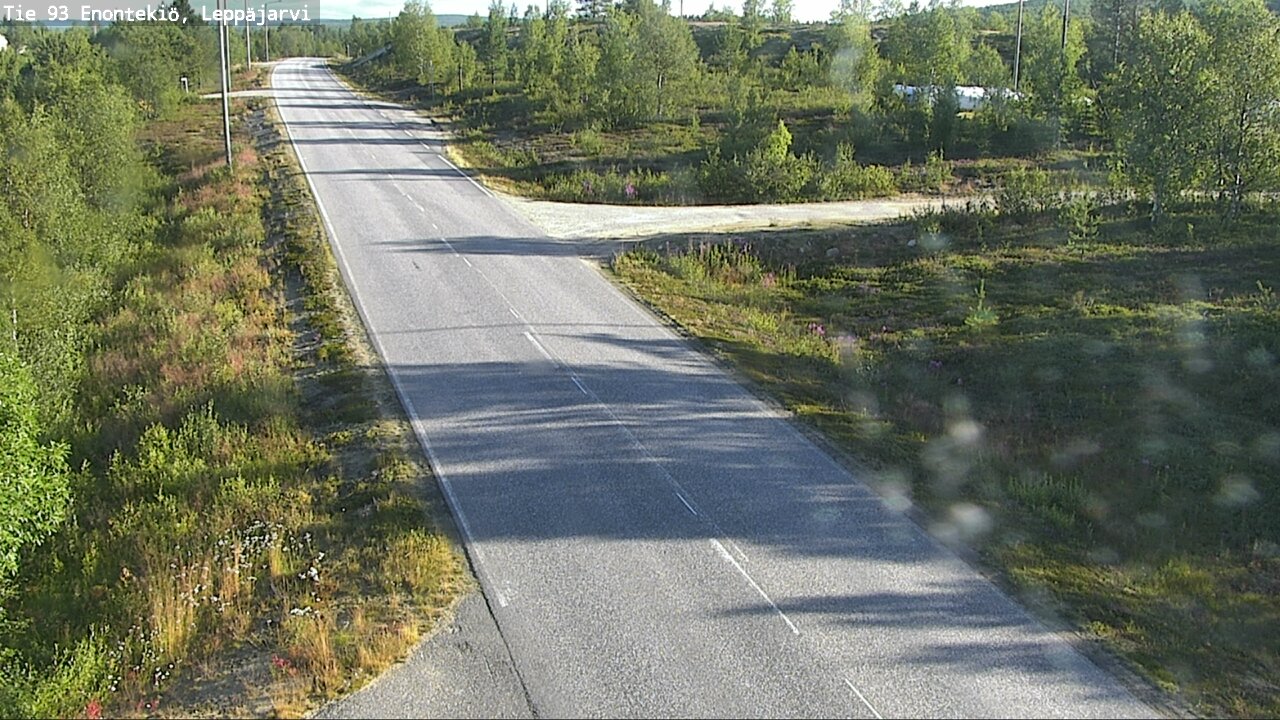 Weather Camera Image Väg 93 Enontekis, Leppäjärvi, Enontekiö, Lappi