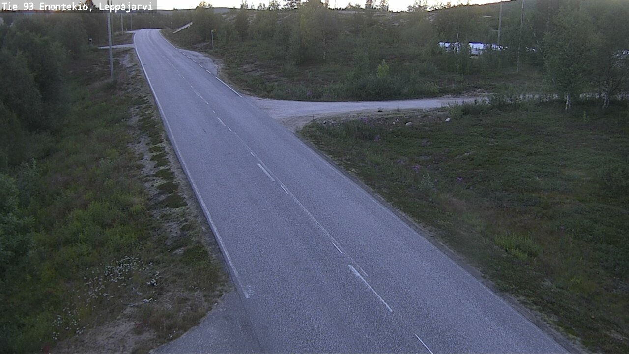 Weather Camera Image Road 93 Enontekiö, Leppäjärvi, Enontekiö, Lappi