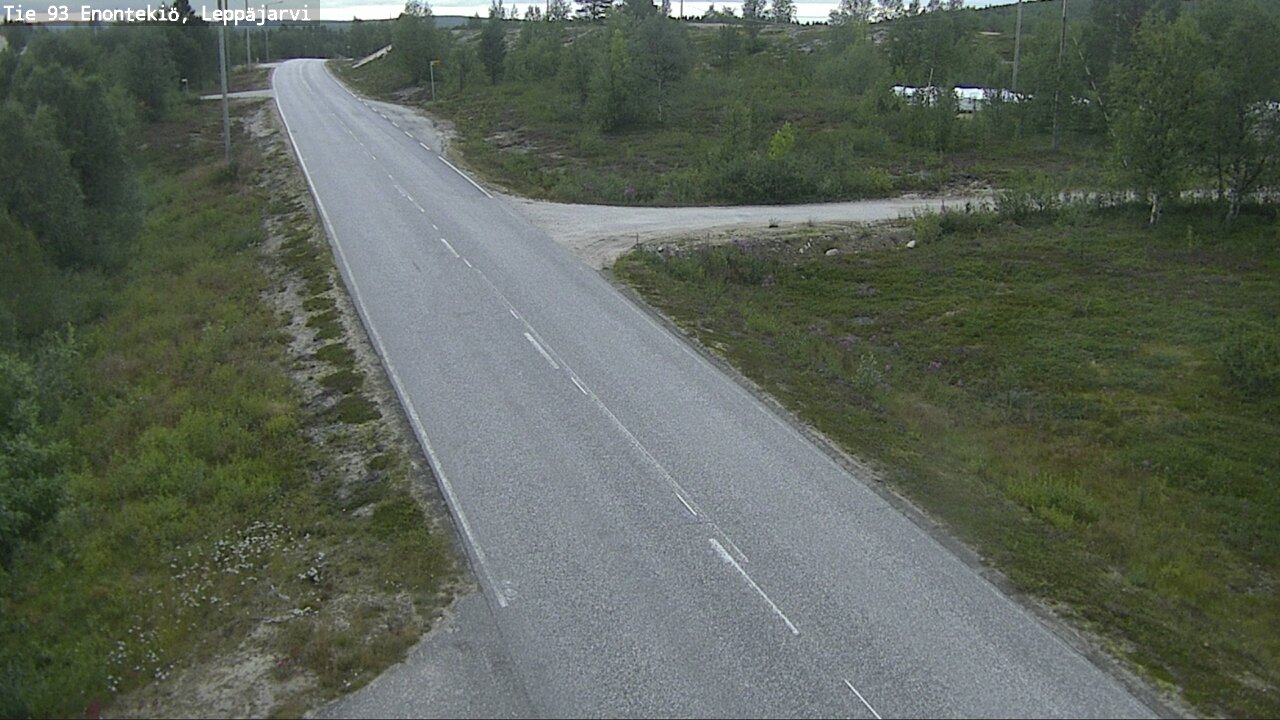Weather Camera Image Road 93 Enontekiö, Leppäjärvi, Enontekiö, Lappi