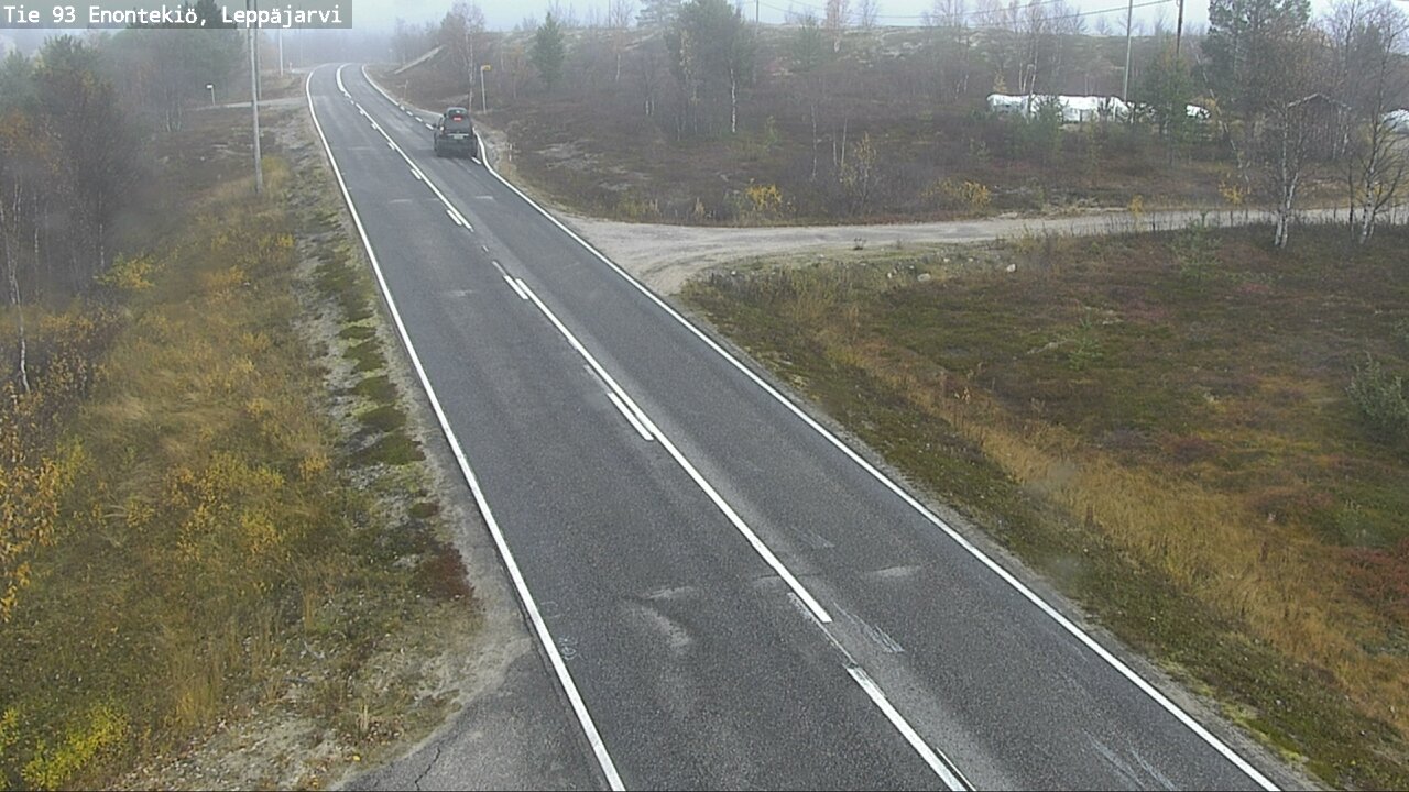 Weather Camera Image Road 93 Enontekiö, Leppäjärvi, Enontekiö, Lappi