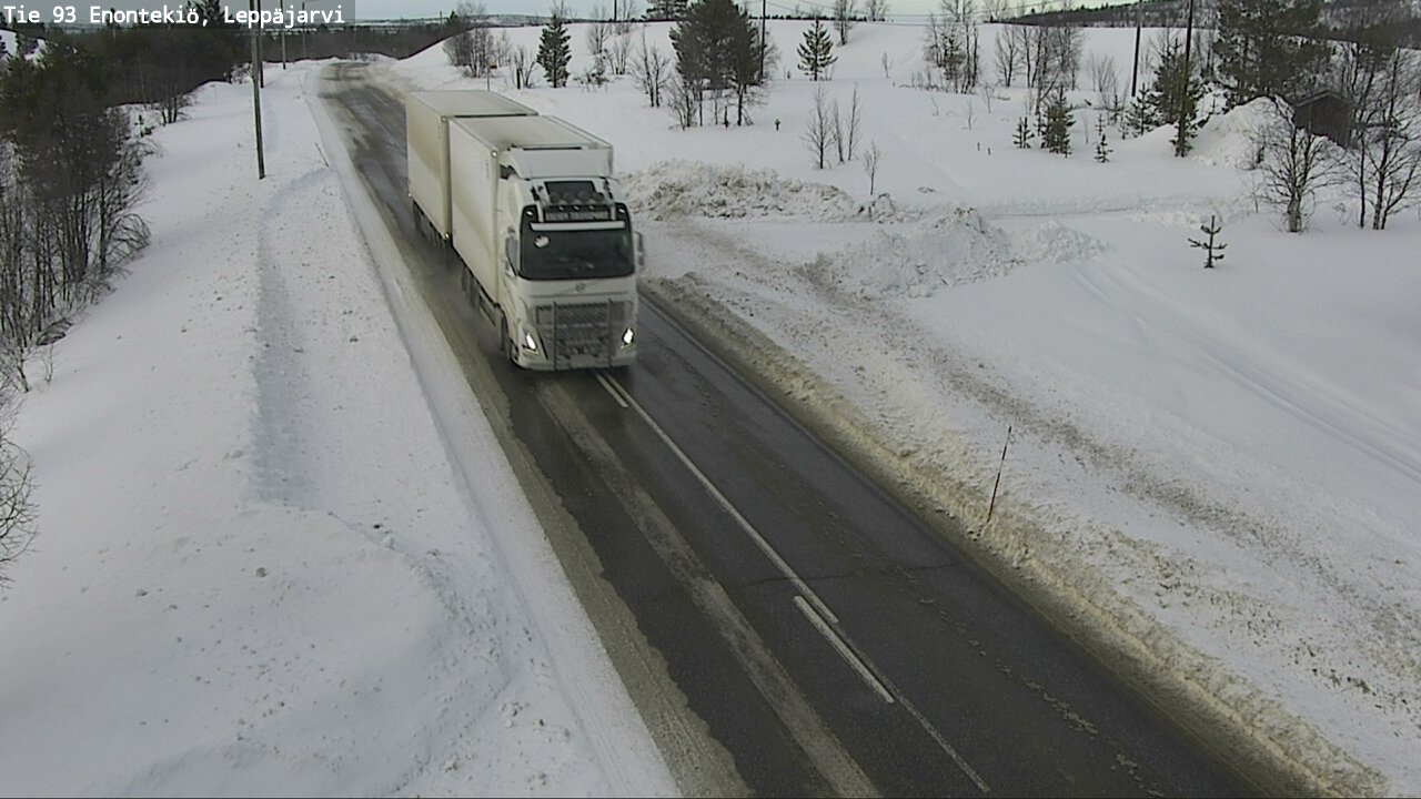 Weather Camera Image Road 93 Enontekiö, Leppäjärvi, Enontekiö, Lappi