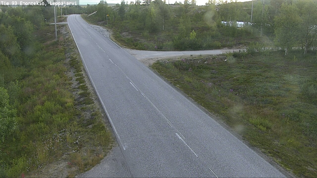 Weather Camera Image Road 93 Enontekiö, Leppäjärvi, Enontekiö, Lappi