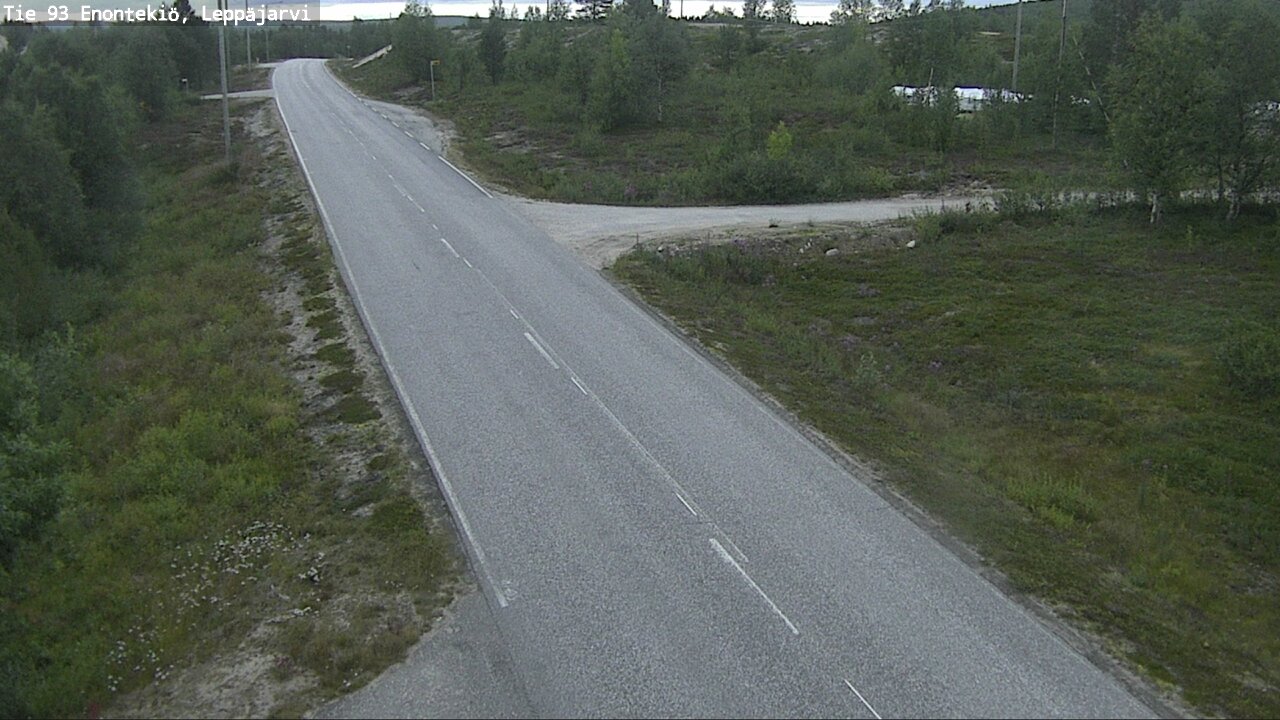 Weather Camera Image Road 93 Enontekiö, Leppäjärvi, Enontekiö, Lappi