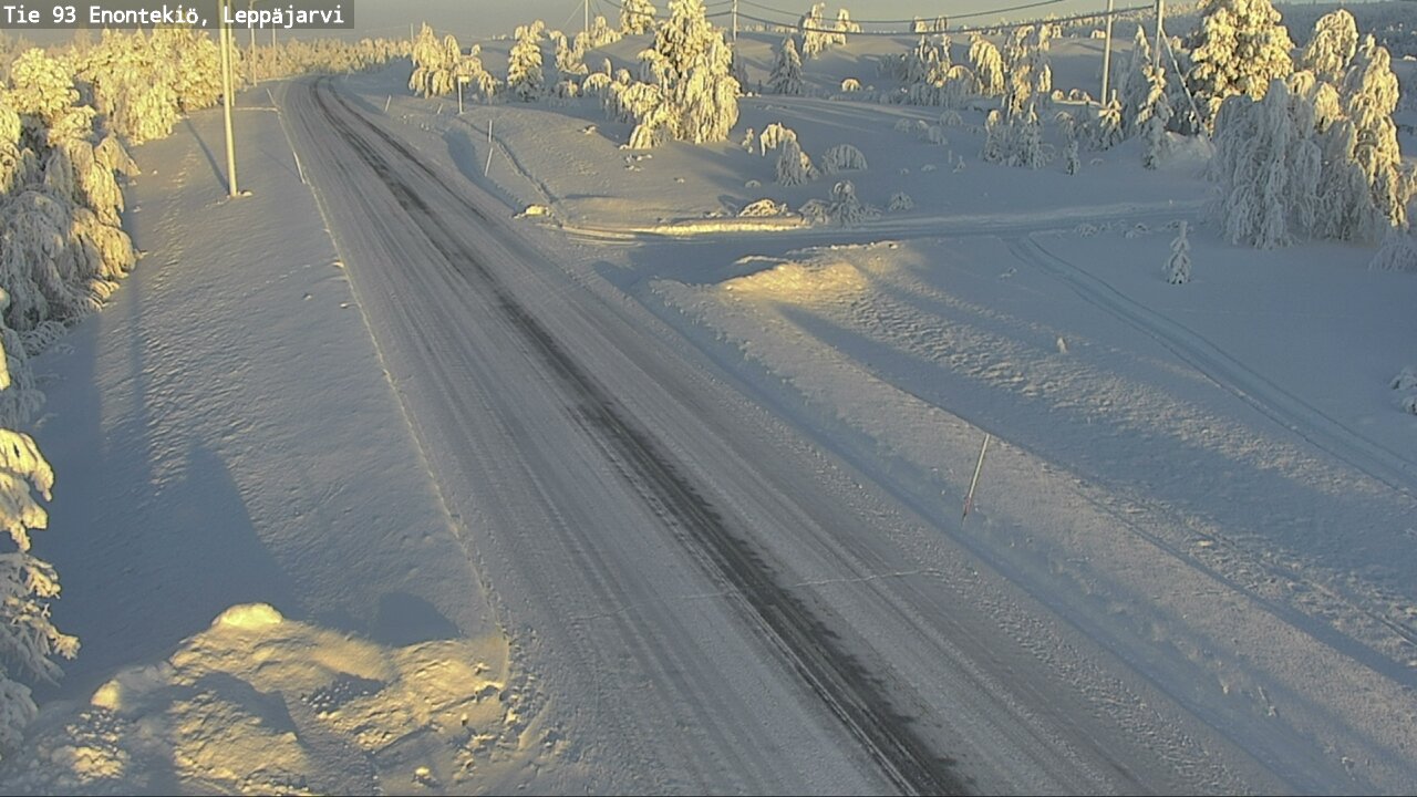 Weather Camera Image Road 93 Enontekiö, Leppäjärvi, Enontekiö, Lappi
