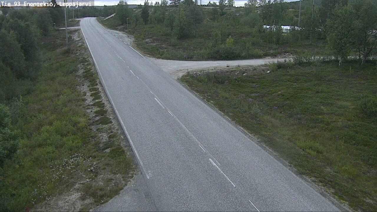 Weather Camera Image Road 93 Enontekiö, Leppäjärvi, Enontekiö, Lappi