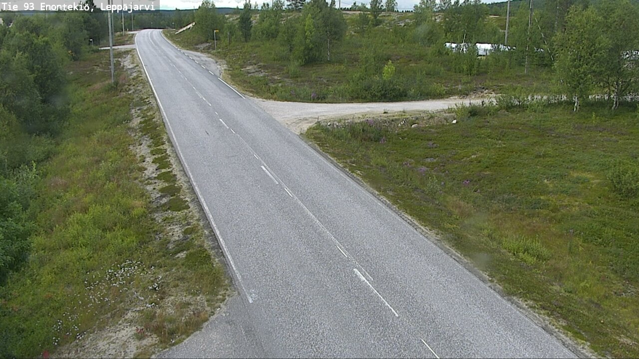Weather Camera Image Road 93 Enontekiö, Leppäjärvi, Enontekiö, Lappi